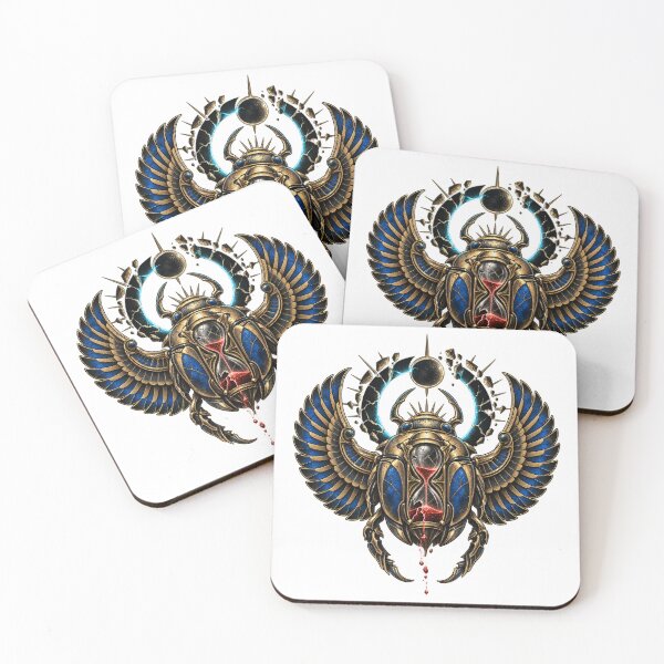 Item preview, Scarab Hourglass Cyber Gothic Egyptian Beetle designed and sold by RAX Mirth Studio.