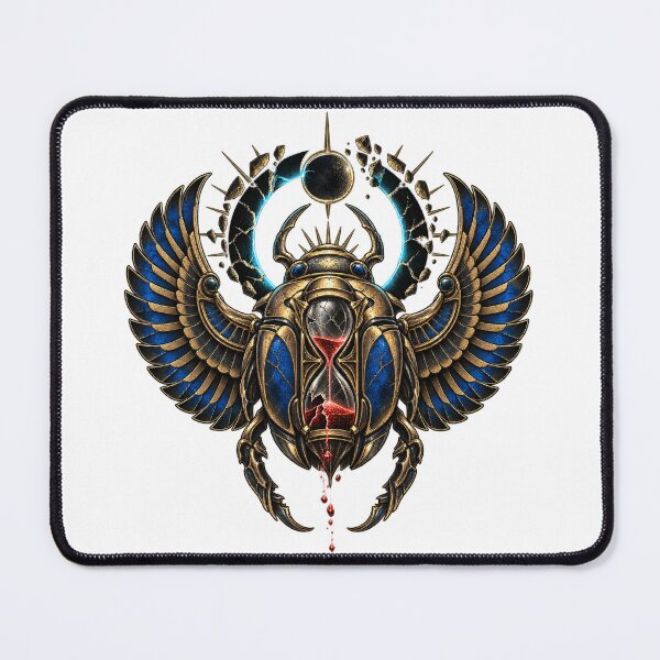 Item preview, Scarab Hourglass Cyber Gothic Egyptian Beetle designed and sold by RAX Mirth Studio.