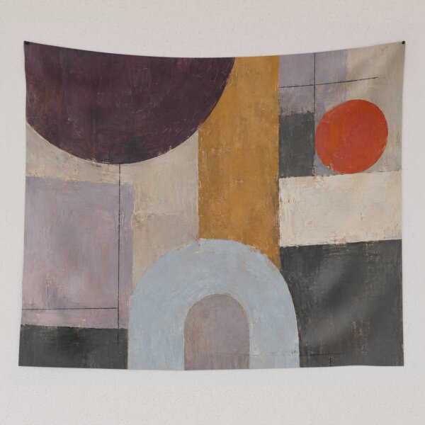 Item preview, A Study in Balance — Geometric Abstract Painting designed and sold by Form & Favour.
