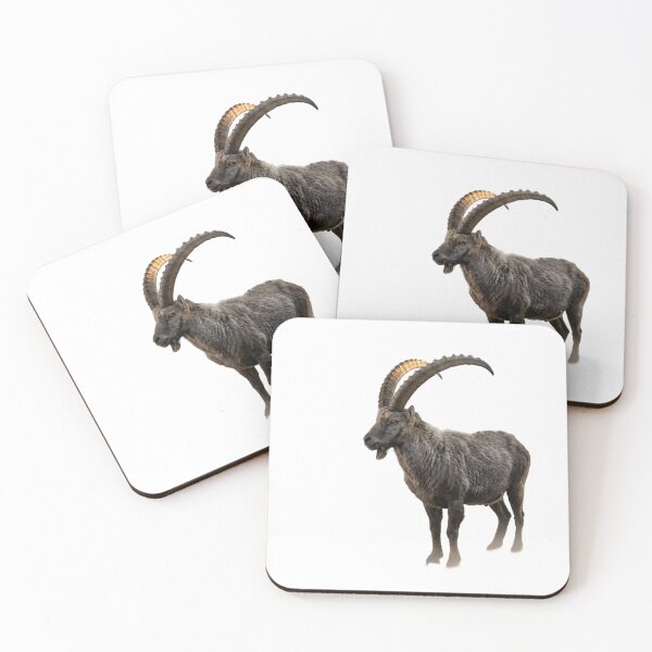 Item preview, Alpine Ibex – Majestic Mountain Portrait designed and sold by Helt-enkelt.