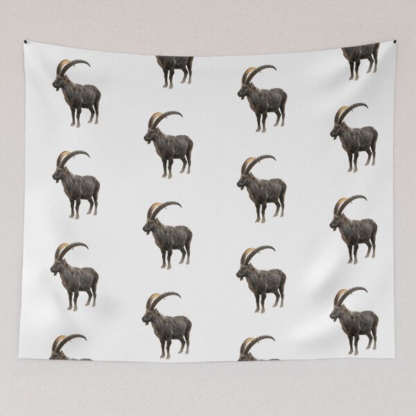 Item preview, Alpine Ibex – Majestic Mountain Portrait designed and sold by Helt-enkelt.