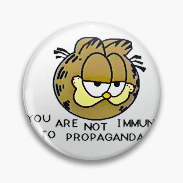 Item preview, Not Immune to Propaganda - Thought Provoking Social Commentary Design designed and sold by yerntass.