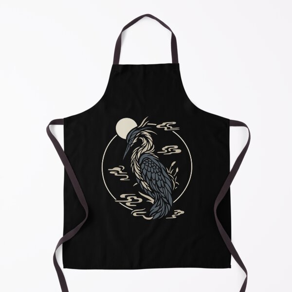 Item preview, Minimalist Oriental Grey Heron designed and sold by MySimpleFlow.
