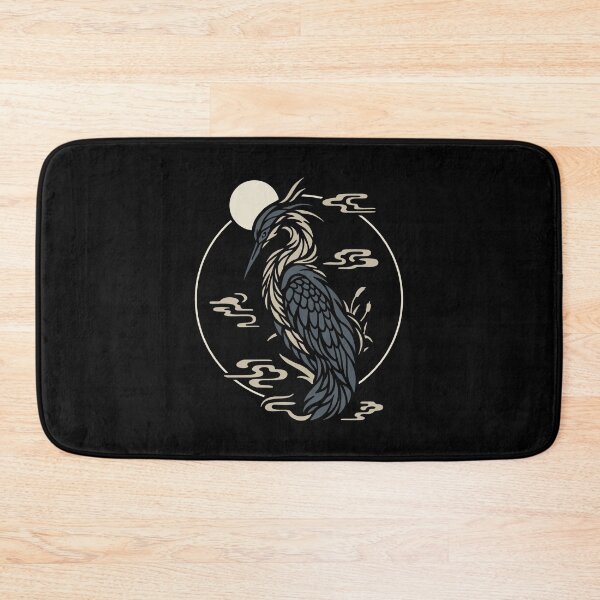 Item preview, Minimalist Oriental Grey Heron designed and sold by MySimpleFlow.