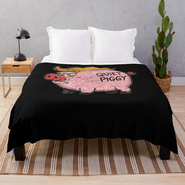 Item preview, Quiet Piggy Funny Satire Cartoon Political Humor Design designed and sold by JapanAnimeSH1.