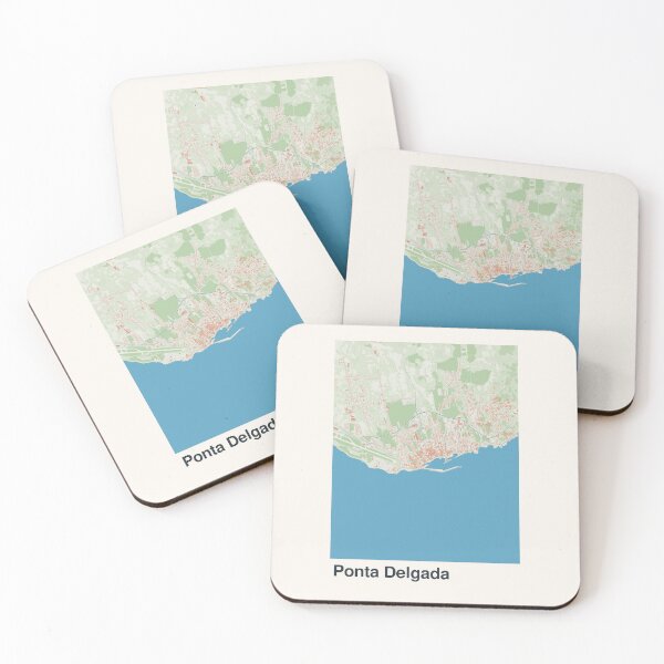 Item preview, Ponta Delgada Minimalistic Map Art designed and sold by MapsNerd.