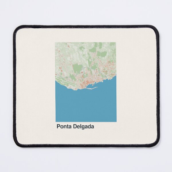 Item preview, Ponta Delgada Minimalistic Map Art designed and sold by MapsNerd.