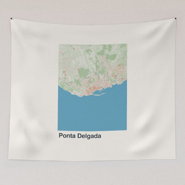 Item preview, Ponta Delgada Minimalistic Map Art designed and sold by MapsNerd.