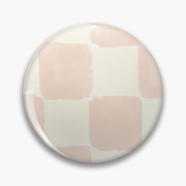 Item preview, Pale - Groovy Gouache Painted Wavy Checkerboard Pattern (Pastel Pink) designed and sold by DesigndN.