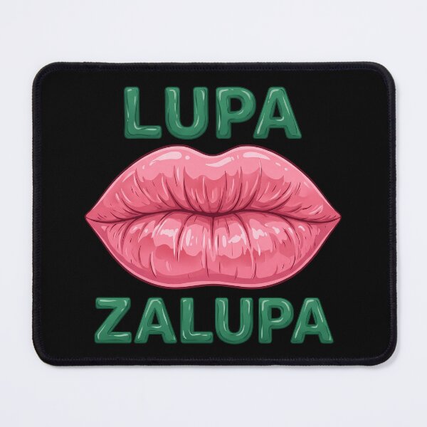 Item preview, Lupa Zalupa Funny Lips Graphic designed and sold by Sekla-Studio.