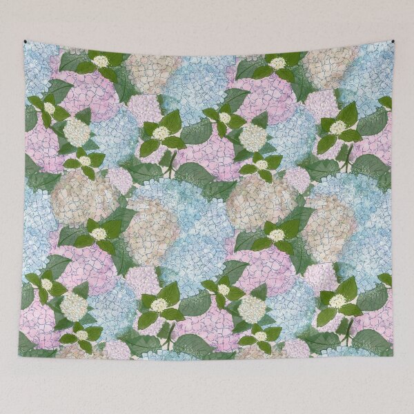 Item preview, Blue violet vanilla hydrangea garden designed and sold by Navitaloves.