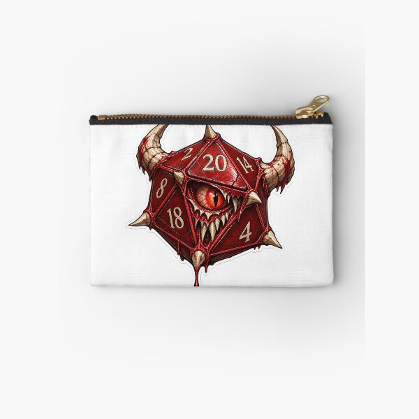 Item preview, Horned Demon Eye D20 designed and sold by PigeonVerse.