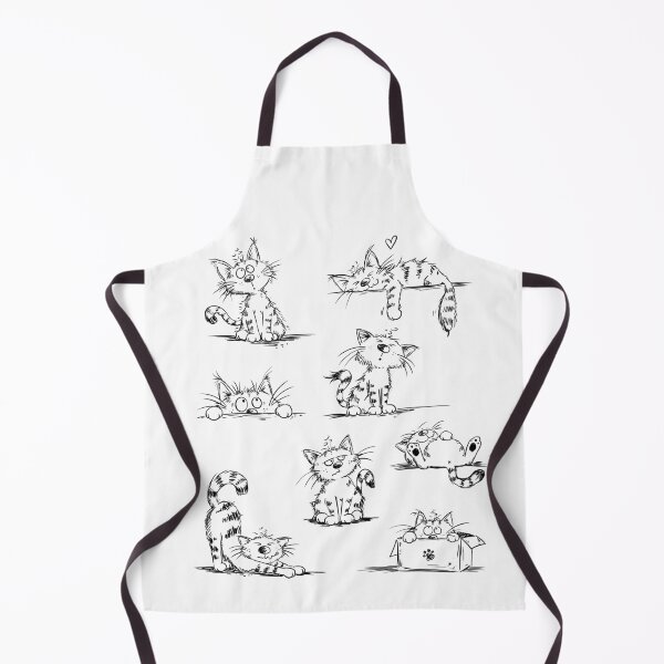Item preview, Funny Cat Doodles I Quirky Cat Cartoon Collection designed and sold by modartis.