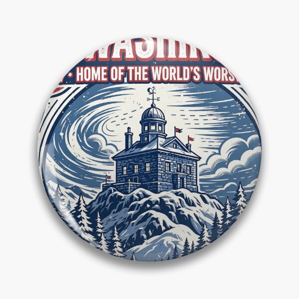 Item preview, Mt Washington Shirt - 6288 FT Home of the Worlds Worst Weather Tee designed and sold by FitEnvy.