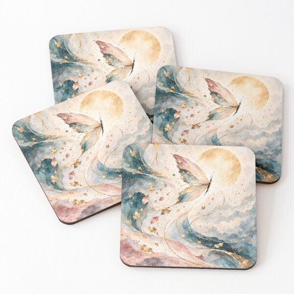 Item preview, Becoming light – watercolor butterfly in transition designed and sold by NiSchi LaVida.