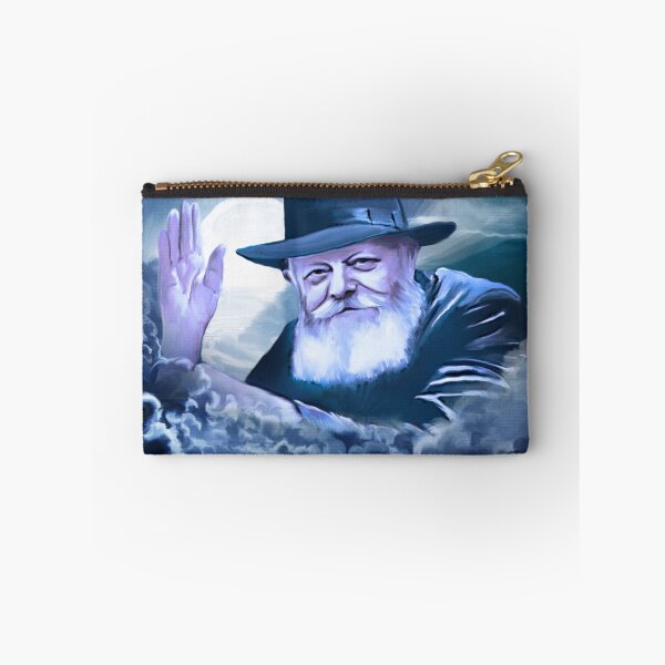 Item preview, LUZ EN LA OSCURIDAD - Pintura del Rebe de Lubavitch sonriendo - Arte Chabad designed and sold by Greenwald Gallery.