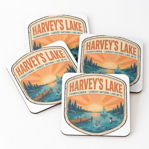 Item preview, Harveys Lake PA Shirt - Pennsylvania Largest Natural Lake Souvenir Tee designed and sold by FitEnvy.
