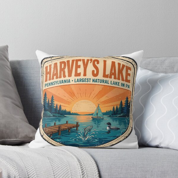 Item preview, Harveys Lake PA Shirt - Pennsylvania Largest Natural Lake Souvenir Tee designed and sold by FitEnvy.