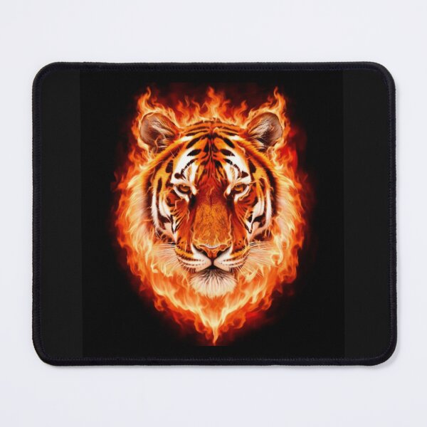 Item preview, Animal Tiger in Flames designed and sold by IZZO CREATIVE STUDIO.