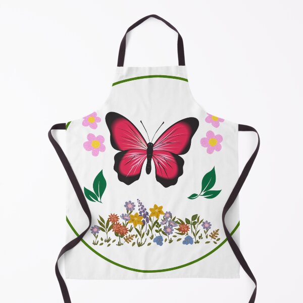 Item preview, Pink Butterfly Floral Botanical Circle designed and sold by Marathidesigns.