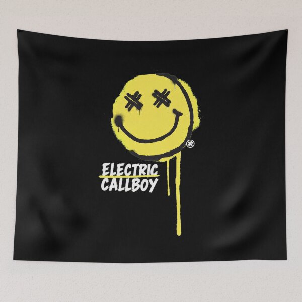 Item preview, ELECTRICS CALLBOYS Smiley Graffitis Drip Band designed and sold by EmericHawthorn.