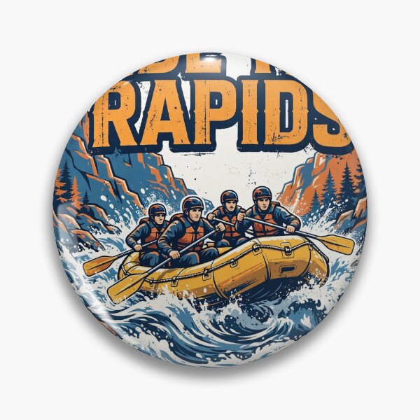 Item preview, White Water Rafting Shirt - Ride the Rapids Rafting Club Tee designed and sold by FitEnvy.