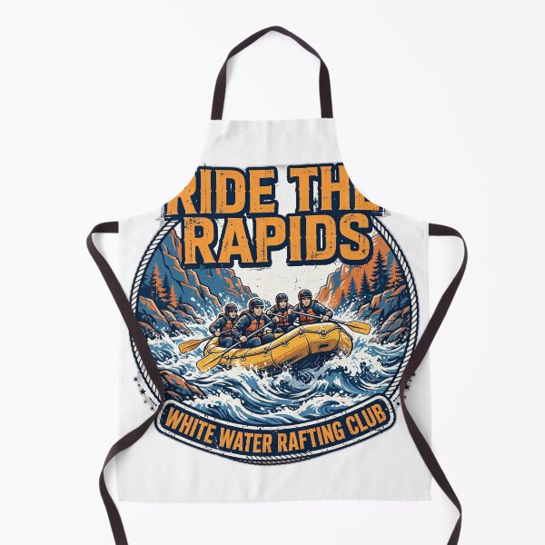 Item preview, White Water Rafting Shirt - Ride the Rapids Rafting Club Tee designed and sold by FitEnvy.