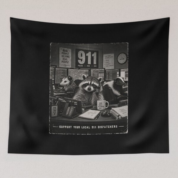 Item preview, Support Your Local 911 Dispatchers designed and sold by CelidaBonde.