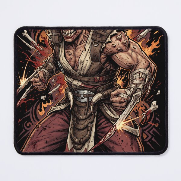 Item preview, Baraka Mortal Kombat Fighting Game Graphic Tee designed and sold by Senpaiwaves.