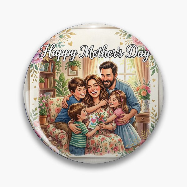 Item preview, Warm Family Mother's Day Greeting Card Cover designed and sold by Solomon-Ent-144.