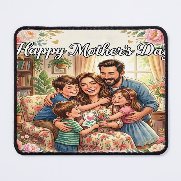 Item preview, Warm Family Mother's Day Greeting Card Cover designed and sold by Solomon-Ent-144.