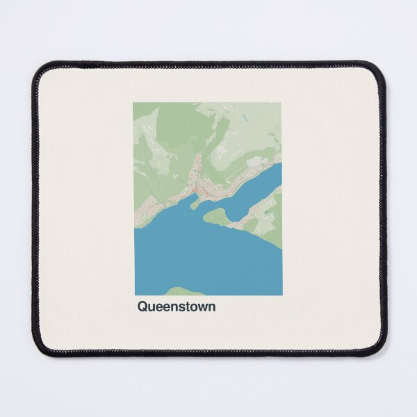 Item preview, Queenstown Minimalistic Map Art designed and sold by MapsNerd.