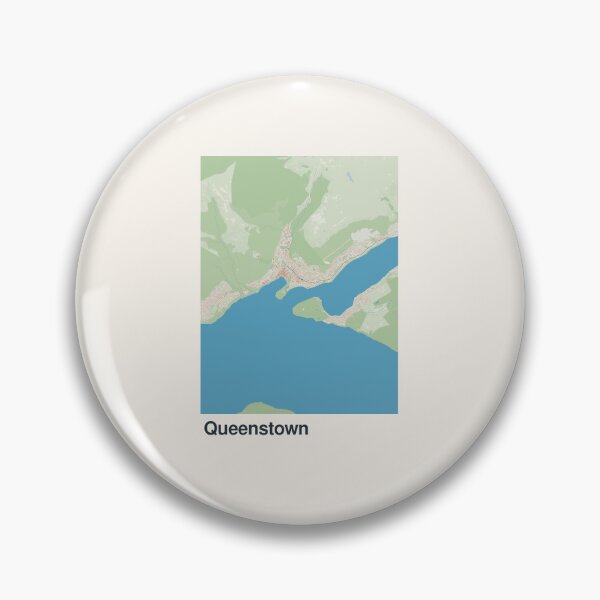 Item preview, Queenstown Minimalistic Map Art designed and sold by MapsNerd.