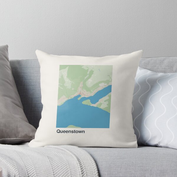 Item preview, Queenstown Minimalistic Map Art designed and sold by MapsNerd.