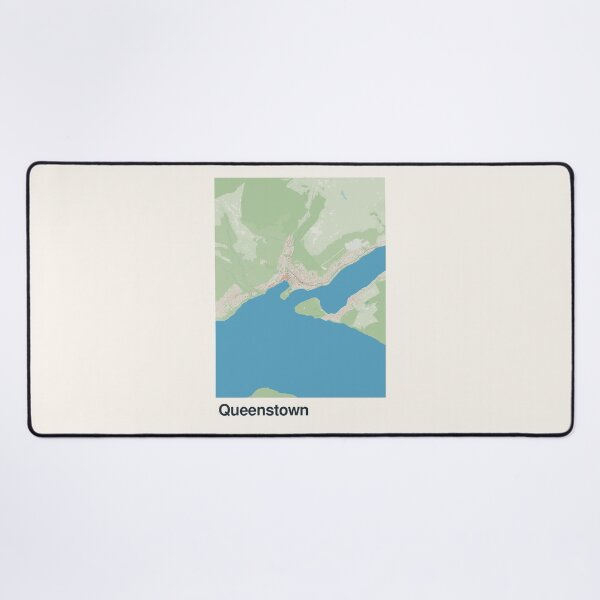 Item preview, Queenstown Minimalistic Map Art designed and sold by MapsNerd.