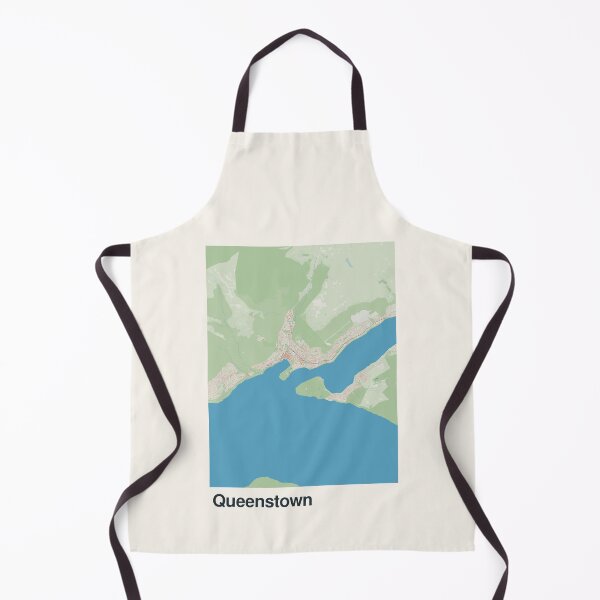 Item preview, Queenstown Minimalistic Map Art designed and sold by MapsNerd.