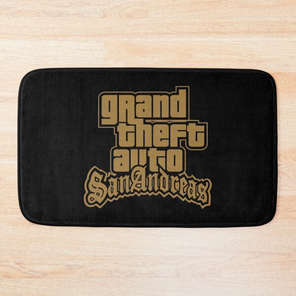 Item preview, GTA Grand Theft Auto Logo San Andreas SA Bronze designed and sold by BubblePopRed.