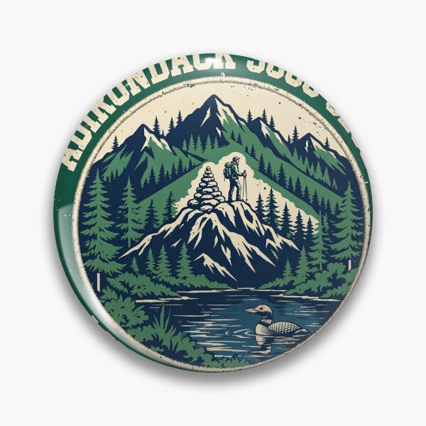 Item preview, Adirondack 3000 Club Shirt - I Climbed Them All Hiking Patch Tee designed and sold by FitEnvy.