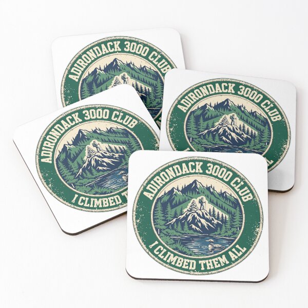 Item preview, Adirondack 3000 Club Shirt - I Climbed Them All Hiking Patch Tee designed and sold by FitEnvy.