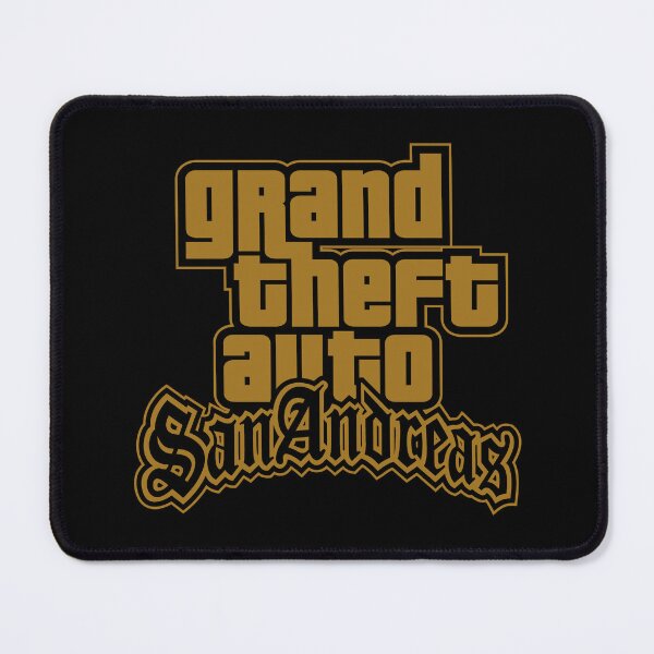 Item preview, GTA Grand Theft Auto Logo San Andreas SA Bronze designed and sold by BubblePopRed.