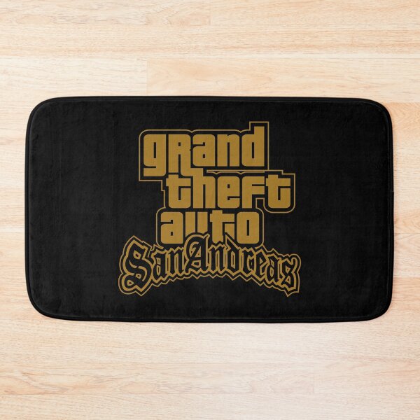 Item preview, GTA Grand Theft Auto Logo San Andreas SA Bronze designed and sold by BubblePopRed.
