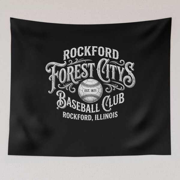 Item preview, Rockford Forest Citys Baseball Club Est 1871 Vintage Sports Design designed and sold by JapanAnimeSH1.