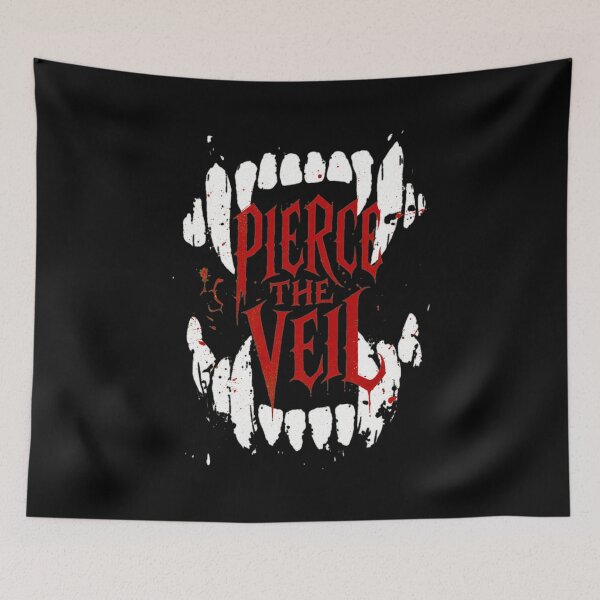 Item preview, Pierces The Veils Gothic Fangs Red Band  designed and sold by SaraRMarshall.