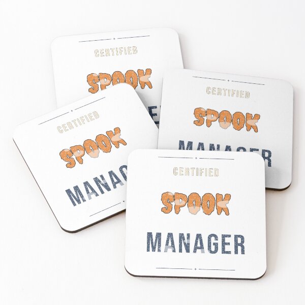 Item preview, Certified Spook Manager Funny Halloween T-Shirt designed and sold by Worn and Witty.