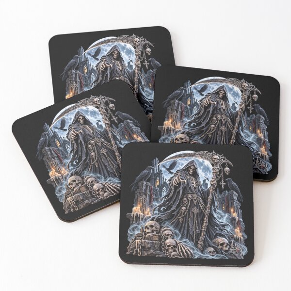 Item preview, Grim Reaper – Gothic Moon of the Underworld designed and sold by TroviTutto.