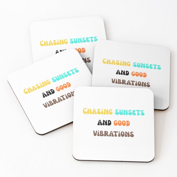 Item preview, Chasing Sunsets And Good Vibrations Retro 70s Graphic designed and sold by Pamthedesigner.