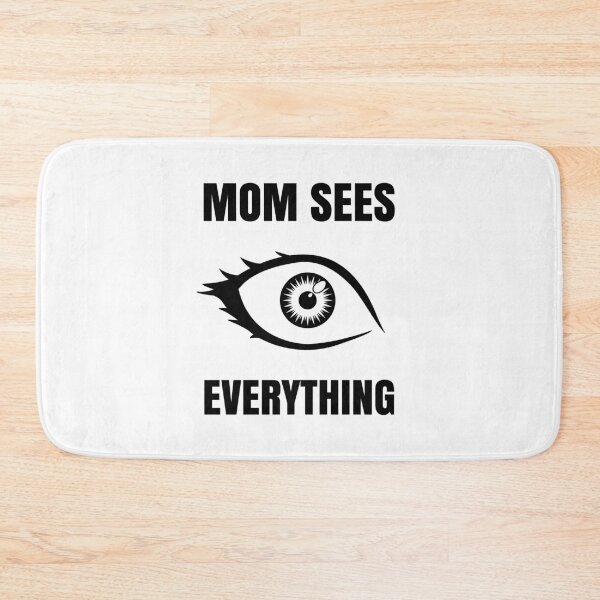 Item preview, Mom Sees Everything Funny Typography designed and sold by MySimpleFlow.