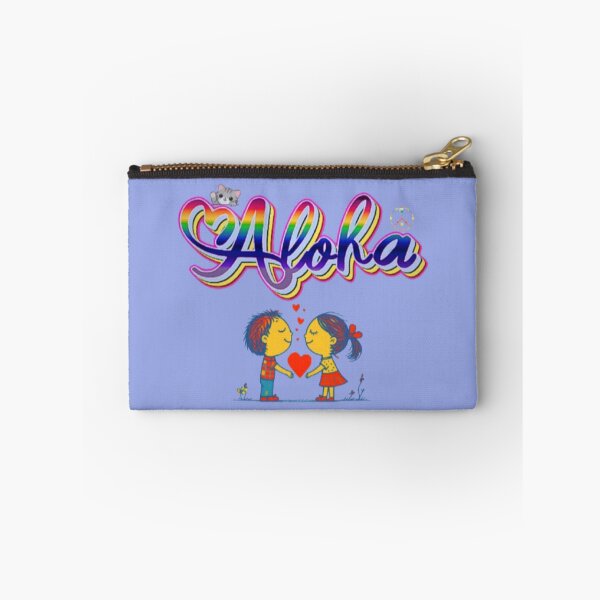 Item preview, Aloha Hawaiian Word For Love Hello Peace Rainbow Typography Art designed and sold by Miheerala.
