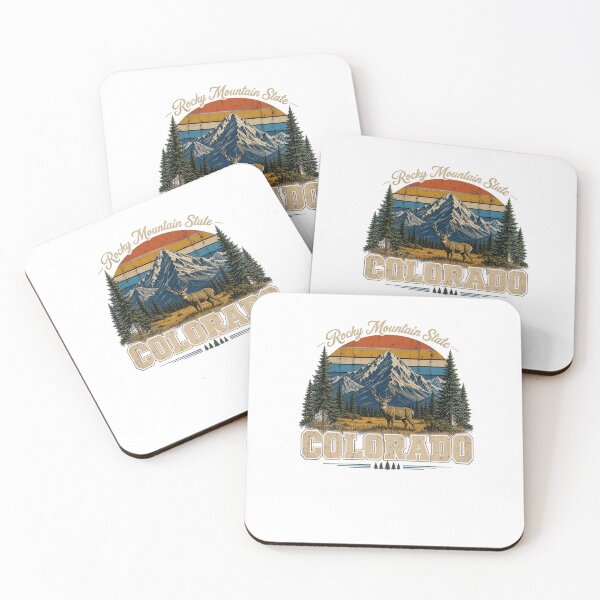Item preview, Colorado Rocky Mountain State Vintage Nature Wildlife Design designed and sold by JapanAnimeSH1.