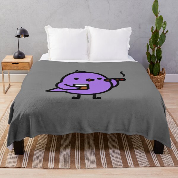 Item preview, Whiskey Cigar Bird Funny Character Print designed and sold by Heaton-B-Design.